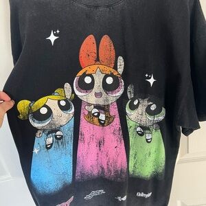 Civil Regime Cartoon Network Powerpuff Girls Black T-Shirt